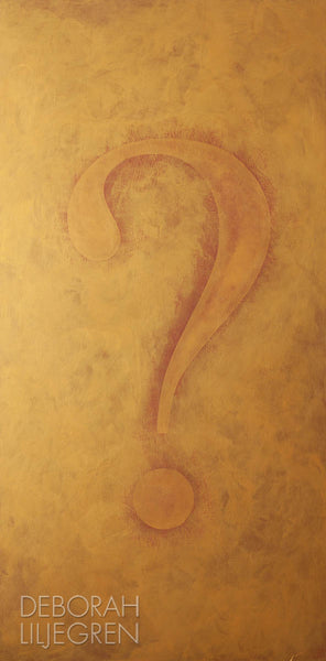The Burning Question by Deborah Liljegren. Contemporary art for home, business, and hospitality.